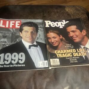 Vintage JFK Jr. and Caroline Bessette People Magazine
